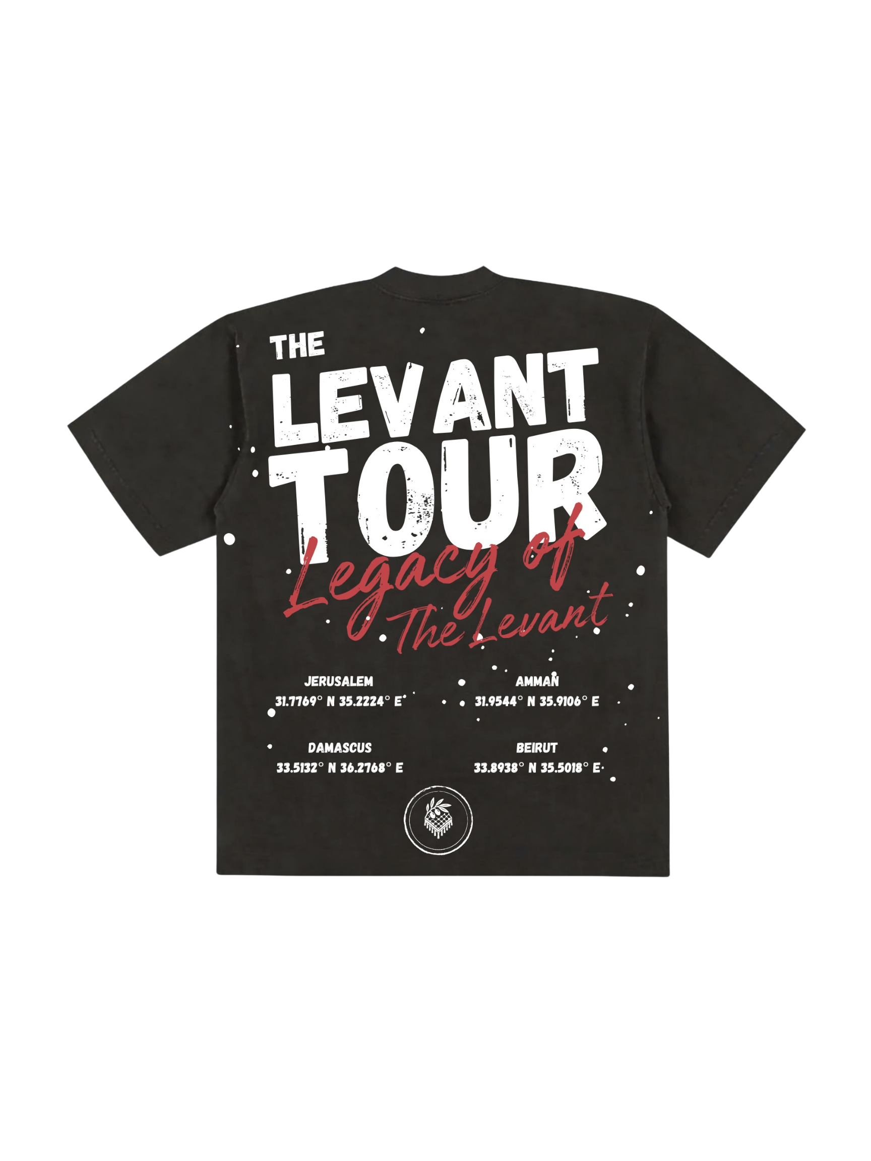 The Levant Tour Acid Wash Shirt | PREORDER