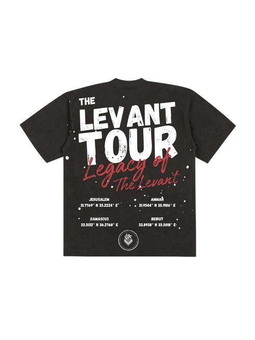 The Levant Tour Acid Wash Shirt | PREORDER